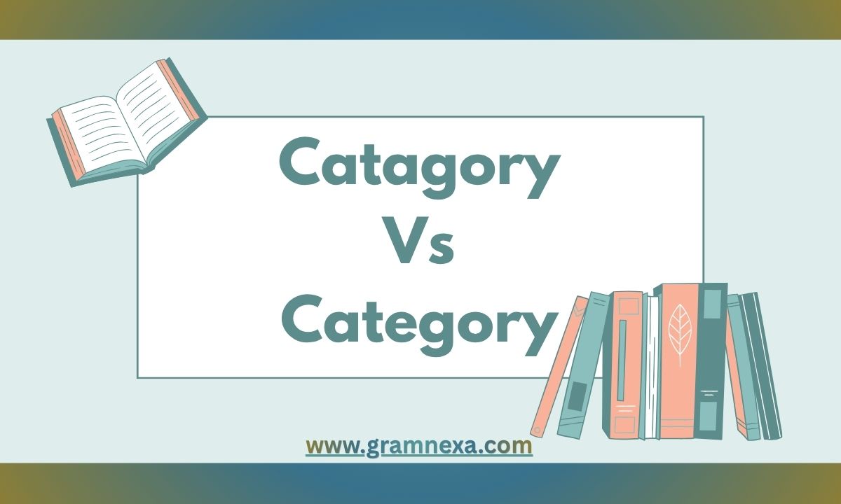 Catagory Vs Category