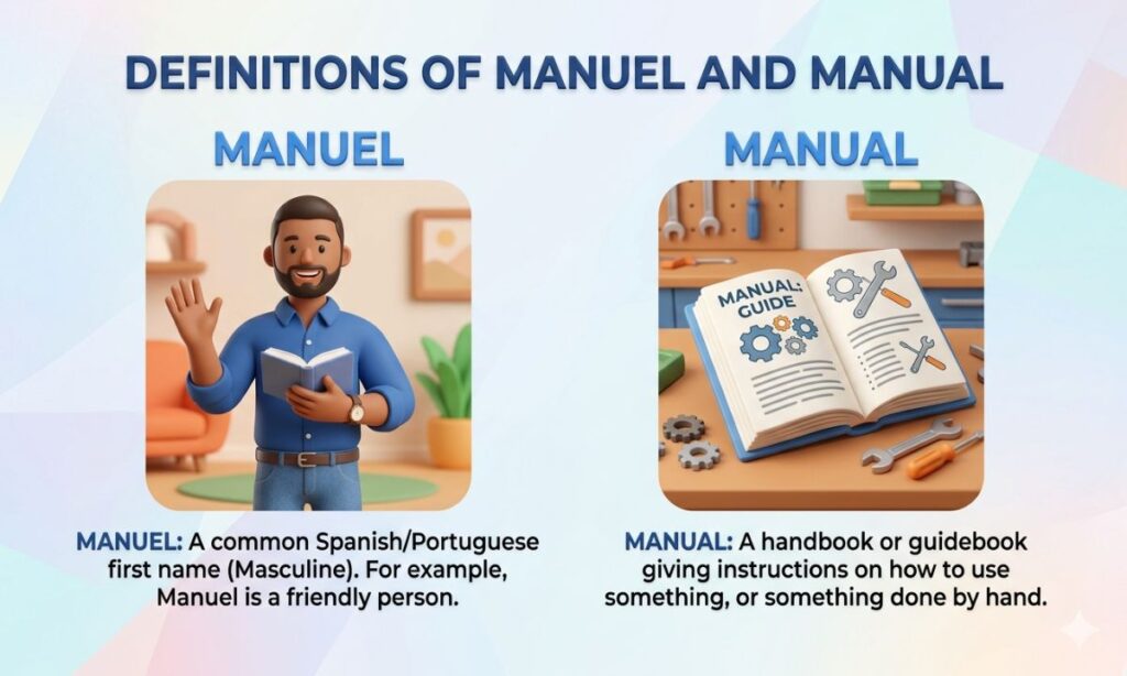_Definitions Of Manuel And Manual