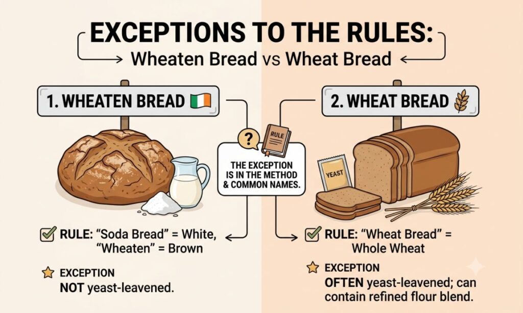 Exceptions To The Rules Wheaten Bread vs Wheat Bread