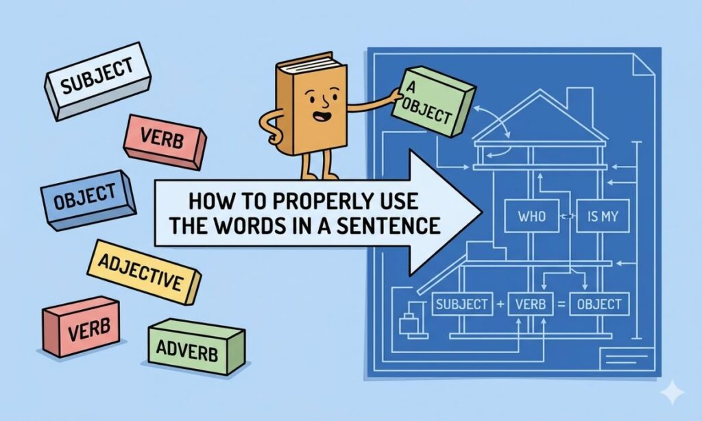 How To Properly Use The Words In A Sentence