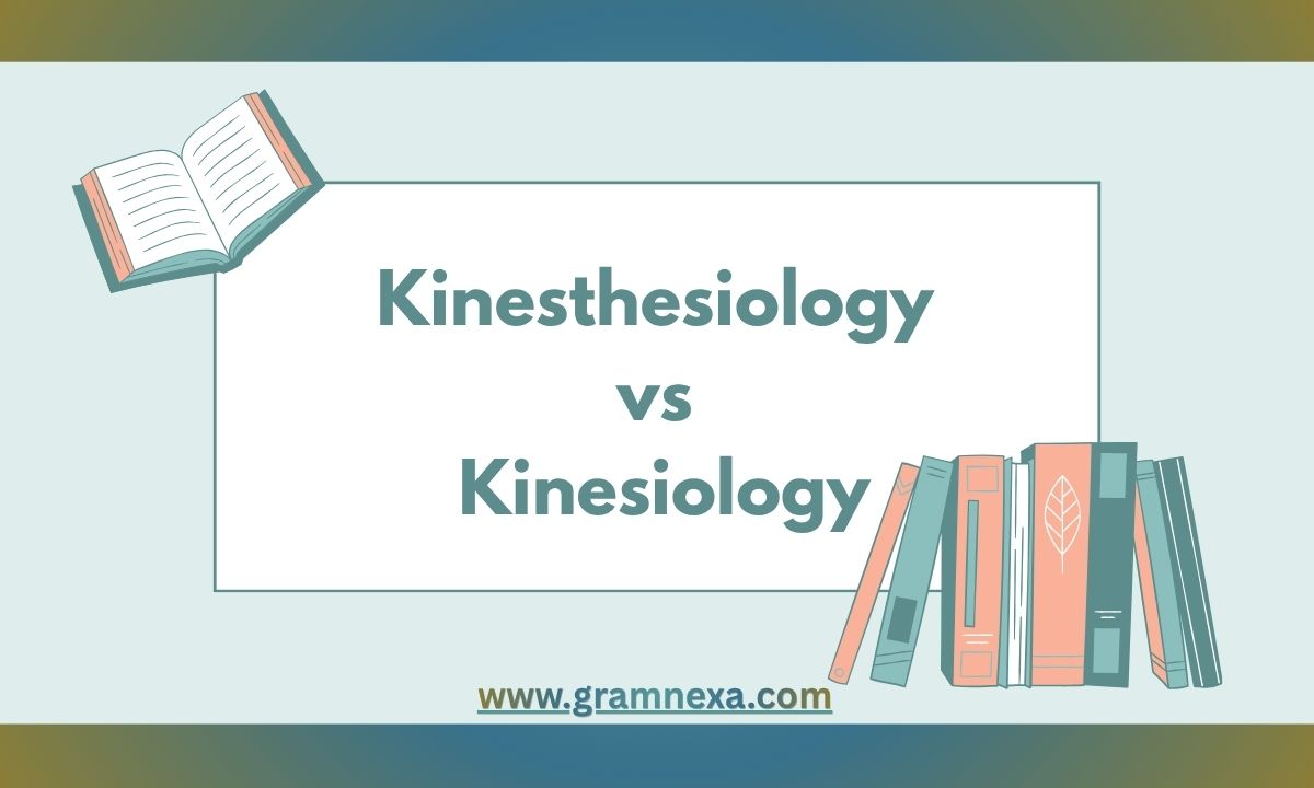 Kinesthesiology vs Kinesiology