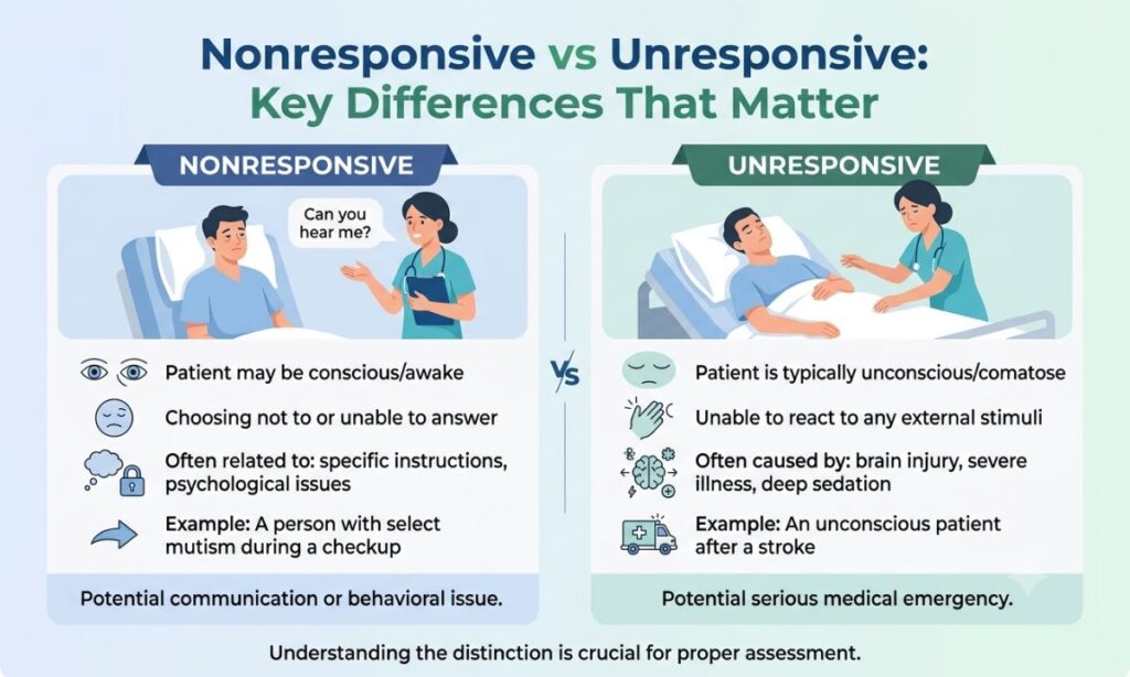Nonresponsive vs Unresponsive Key Differences That Matter