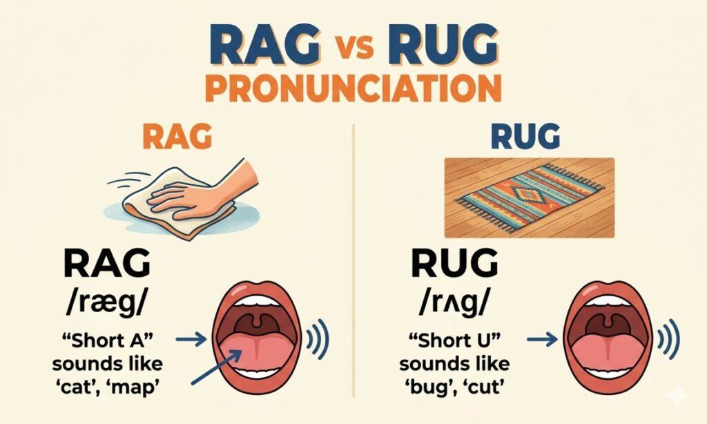 Rag vs Rug Pronunciation
