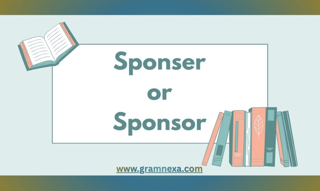 Sponser or Sponsor