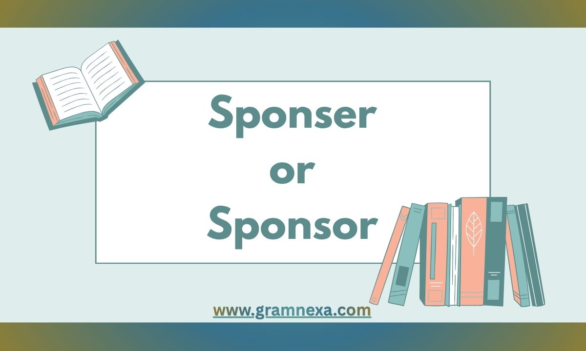 Sponser or Sponsor