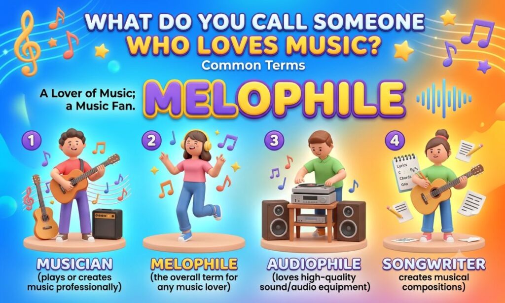 What Do You Call Someone Who Loves Music Common Terms