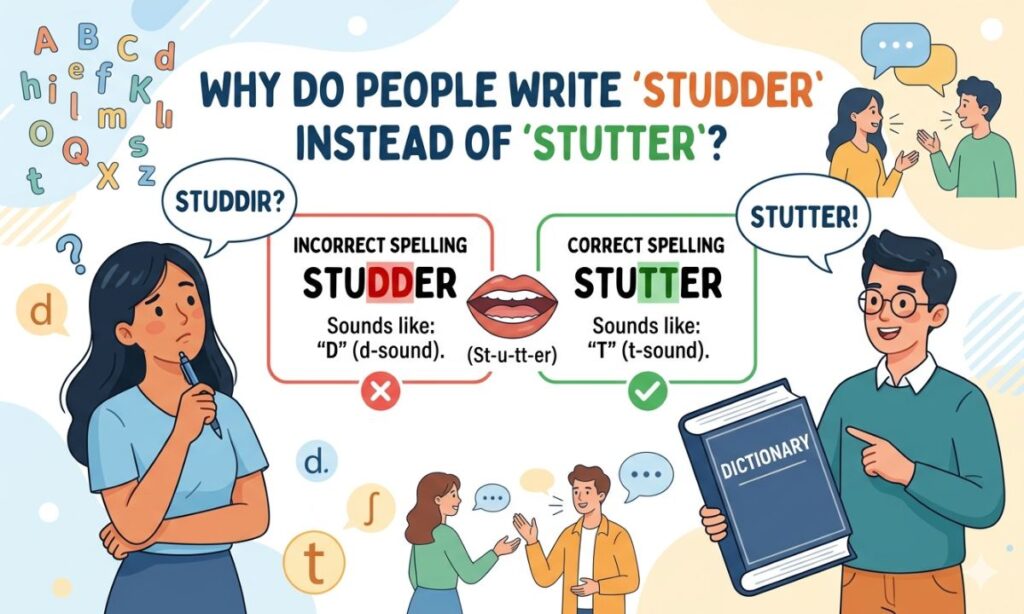 Why Do People Write Studder Instead of Stutter