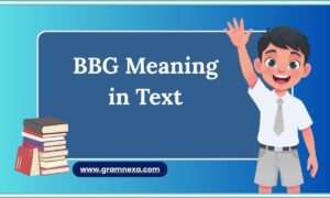 BBG Meaning in Text