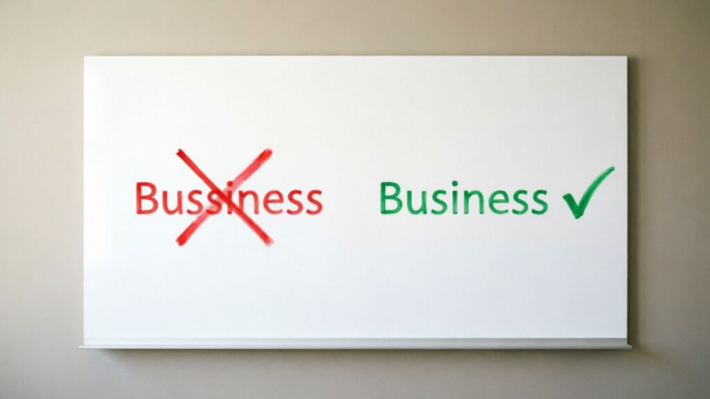 Bussiness or Business Quick Answer
