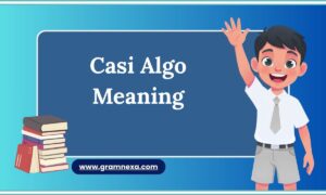 Casi Algo Meaning
