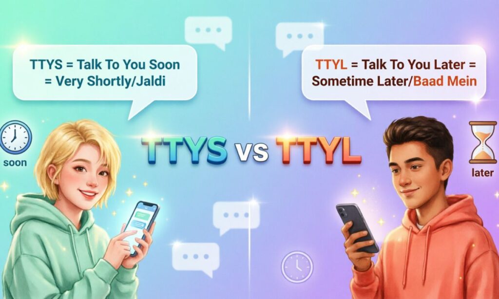 Difference Between TTYS and TTYL Meaning