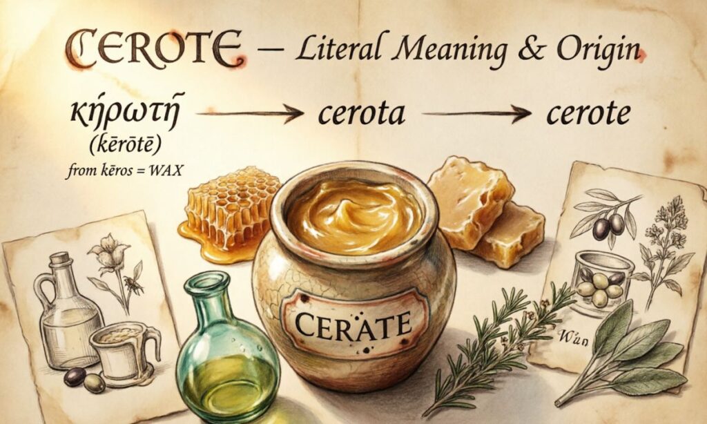 Cerote Literal Meaning and Origin