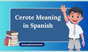 Cerote Meaning in Spanish